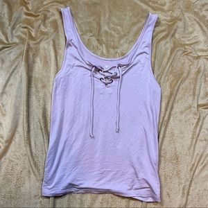 American Eagle Outfitters Soft and Sexy Lace up Tank